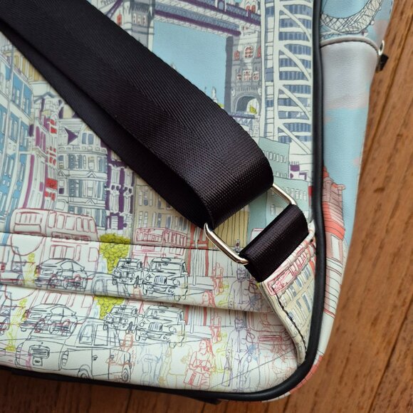 Parfois Travel Backpack with London City Print - Picture 9 of 16